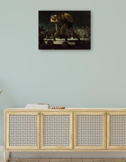 Foto 4 | Cuadro Decorativo - Noche De Club- George Bellows - Deportes - 46x61 - Impresión En Lienzo - Fine Art Tj