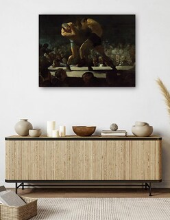 Foto 5 | Cuadro Decorativo - Noche De Club- George Bellows - Deportes - 46x61 - Impresión En Lienzo - Fine Art Tj