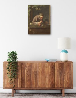Foto 2 | Cuadro Decorativo - Burbujas De Jabón- Jean Siméon Chardin - Fotografía - 28x36 - Impresión En Lienzo - Fine Art Tj