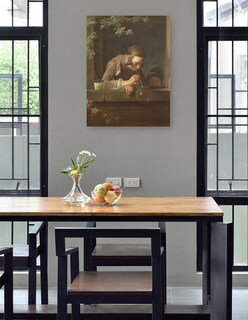 Foto 4 | Cuadro Decorativo - Burbujas De Jabón- Jean Siméon Chardin - Fotografía - 28x36 - Impresión En Lienzo - Fine Art Tj