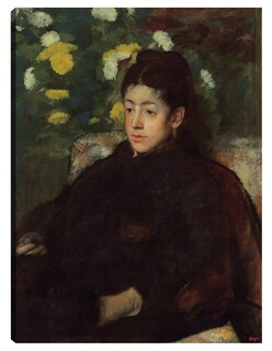 Foto 1 | Cuadro Decorativo - Señorita Malot- Edgar Degas - Fotografía - 69x92 - Impresión En Lienzo - Fine Art Tj