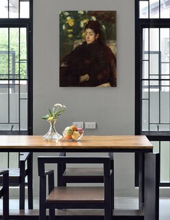 Foto 4 | Cuadro Decorativo - Señorita Malot- Edgar Degas - Fotografía - 69x92 - Impresión En Lienzo - Fine Art Tj