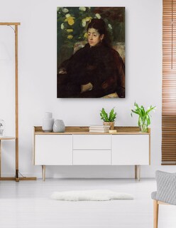 Foto 5 | Cuadro Decorativo - Señorita Malot- Edgar Degas - Fotografía - 69x92 - Impresión En Lienzo - Fine Art Tj