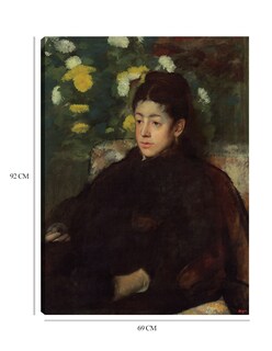 Foto 6 | Cuadro Decorativo - Señorita Malot- Edgar Degas - Fotografía - 69x92 - Impresión En Lienzo - Fine Art Tj