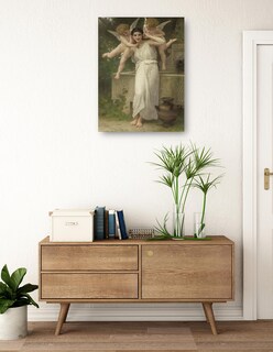 Foto 3 | Cuadro Decorativo - Jeunesse- William Bouguereau - Religión - 28x36 - Impresión En Lienzo - Fine Art Tj