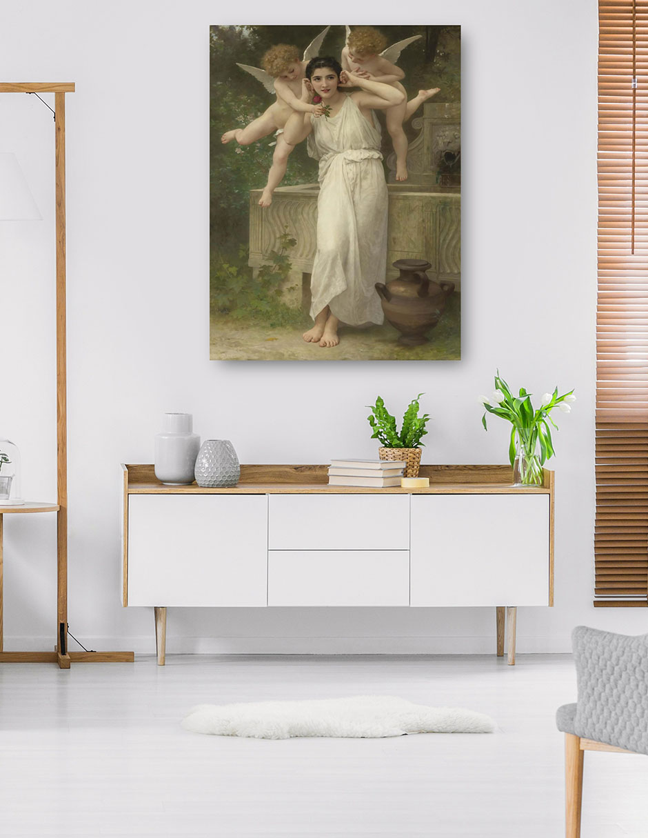 Foto 6 pulgar | Cuadro Decorativo - Jeunesse- William Bouguereau - Religión - 28x36 - Impresión En Lienzo - Fine Art Tj
