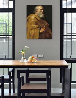 Foto 4 | Cuadro Decorativo - San Pedro (c. 1616-1618)- Peter Paul Rubens - Religión - 69x92 - Impresión En Lienzo - Fine Art Tj
