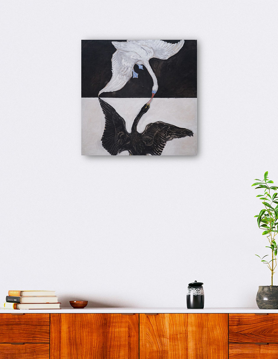 Foto 6 pulgar | Cuadro Decorativo - Grupo Ix-suw, El Cisne, No. 1 (1915)- Hilma Af Klint - Animales - 89x89 - Impresión En Lienz