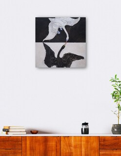 Foto 5 | Cuadro Decorativo - Grupo Ix-suw, El Cisne, No. 1 (1915)- Hilma Af Klint - Animales - 89x89 - Impresión En Lienz