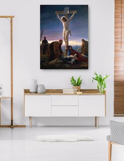 Foto 5 | Cuadro Decorativo - Cristo En La Cruz (1870)- Carl Bloch - Religión - 69x92 - Impresión En Lienzo - Fine Art Tj