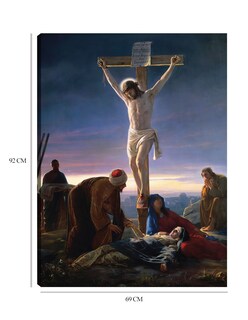 Foto 6 | Cuadro Decorativo - Cristo En La Cruz (1870)- Carl Bloch - Religión - 69x92 - Impresión En Lienzo - Fine Art Tj