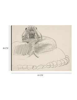 Foto 6 | Cuadro Decorativo - Serpiente De Cascabel- John Singer Sargent - Fotografía - 46x61 - Impresión En Lienzo - Fine Art Tj