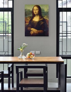 Foto 4 | Cuadro Decorativo - Mona Lisa (1503-1506)- Leonardo Da Vinci - Fotografía - 107x143 - Impresión En Lienzo - Fine Art Tj