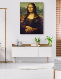 Foto 5 | Cuadro Decorativo - Mona Lisa (1503-1506)- Leonardo Da Vinci - Fotografía - 107x143 - Impresión En Lienzo - Fine Art Tj