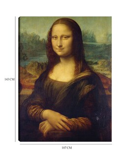 Foto 6 | Cuadro Decorativo - Mona Lisa (1503-1506)- Leonardo Da Vinci - Fotografía - 107x143 - Impresión En Lienzo - Fine Art Tj