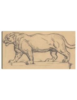Foto 1 | Cuadro Decorativo - Jaguar- Paul Cézanne - Fotografía - 54x102 - Impresión En Lienzo - Fine Art Tj