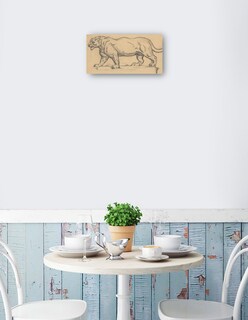 Foto 2 | Cuadro Decorativo - Jaguar- Paul Cézanne - Fotografía - 54x102 - Impresión En Lienzo - Fine Art Tj