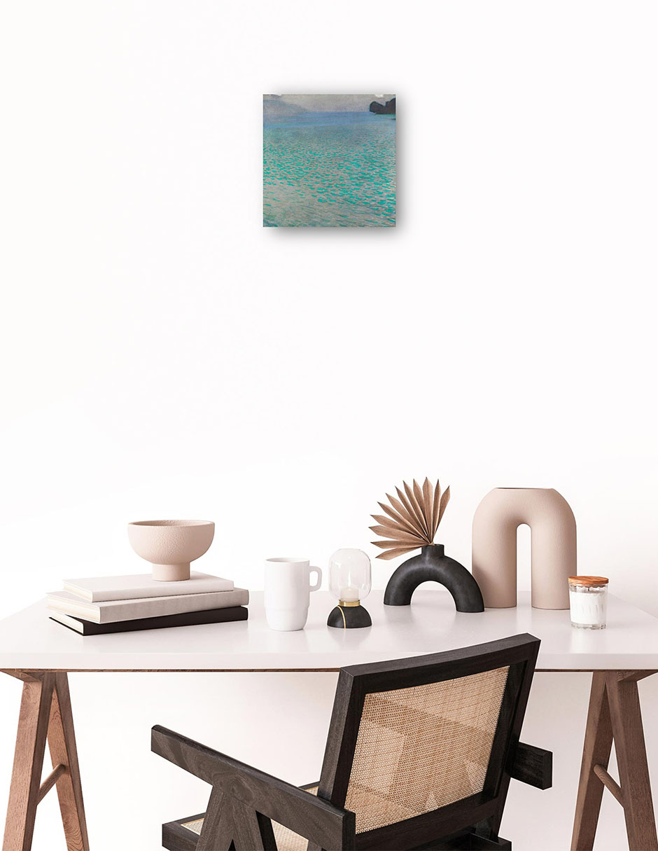 Foto 2 | Cuadro Decorativo - Attersee- Gustav Klimt - Paisaje - 72x72 - Impresión En Lienzo - Fine Art Tj