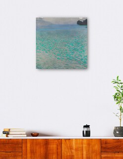 Foto 5 | Cuadro Decorativo - Attersee- Gustav Klimt - Paisaje - 72x72 - Impresión En Lienzo - Fine Art Tj