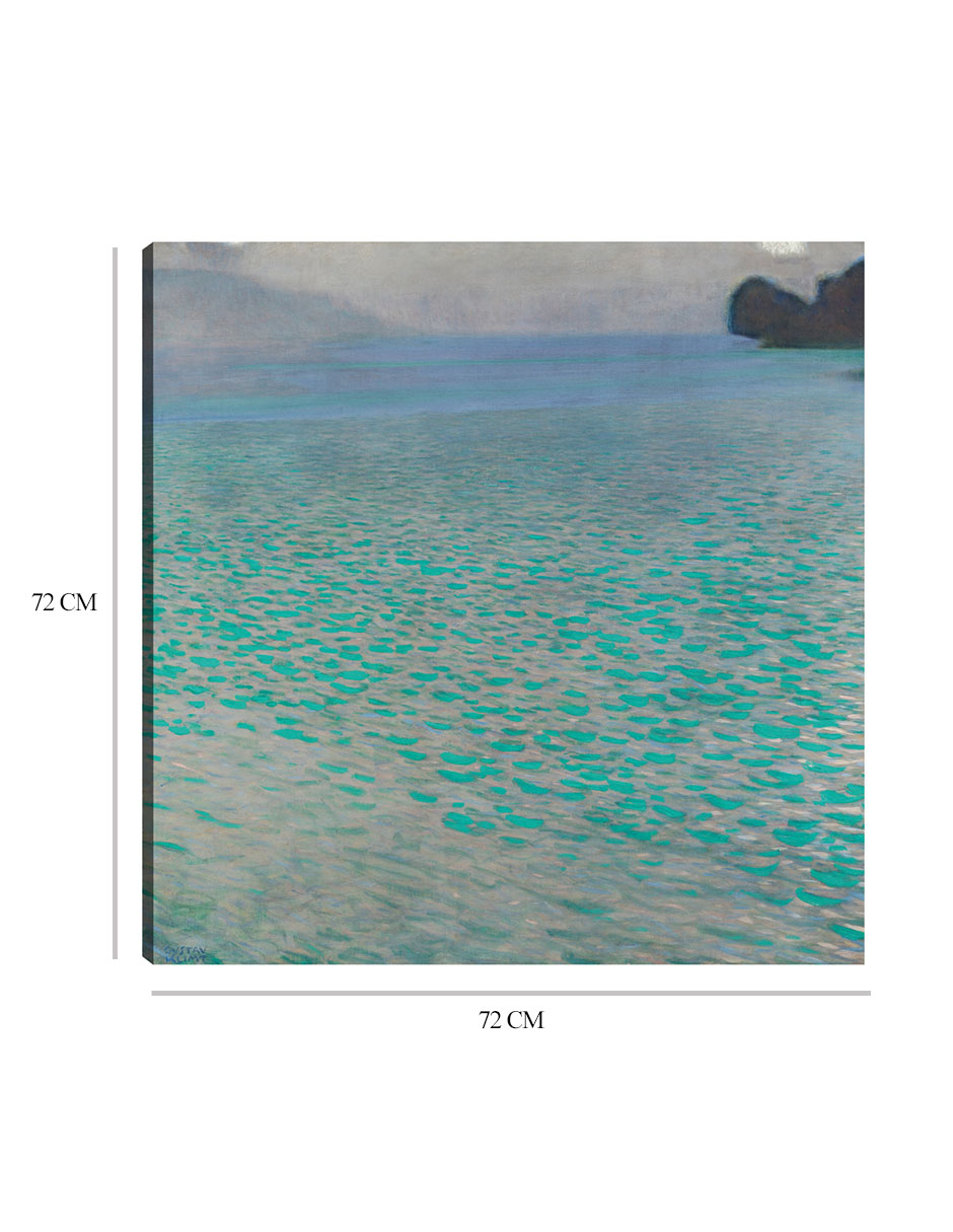 Foto 7 pulgar | Cuadro Decorativo - Attersee- Gustav Klimt - Paisaje - 72x72 - Impresión En Lienzo - Fine Art Tj