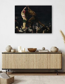 Foto 5 | Cuadro Decorativo - Ambos Miembros De Este Club, 1909- George Bellows - Deportes - 28x36 - Impresión En Lienzo - Fi