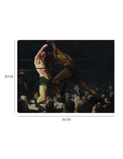 Foto 6 | Cuadro Decorativo - Ambos Miembros De Este Club, 1909- George Bellows - Deportes - 28x36 - Impresión En Lienzo - Fi