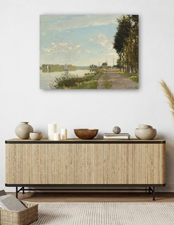 Foto 5 | Cuadro Decorativo - Argenteuil- Claude Monet - Religión - 77x102 - Impresión En Lienzo - Fine Art Tj