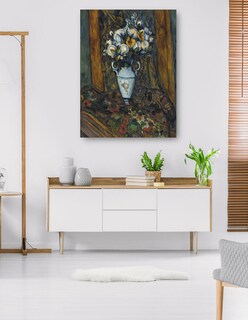 Foto 5 | Cuadro Decorativo - Jarrón De Flores (1900-1903)- Paul Cézanne - Floral - 28x36 - Impresión En Lienzo - Fine Art Tj