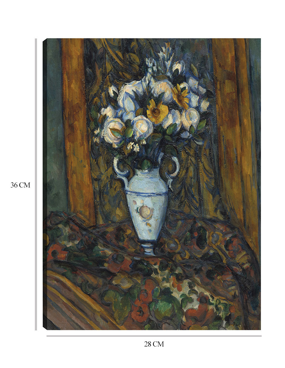 Foto 6 | Cuadro Decorativo - Jarrón De Flores (1900-1903)- Paul Cézanne - Floral - 28x36 - Impresión En Lienzo - Fine Art Tj