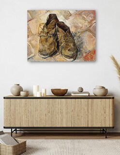 Foto 5 | Cuadro Decorativo - Zapatos (1888)- Vincent Van Gogh - Abstracto - 77x102 - Impresión En Lienzo - Fine Art Tj