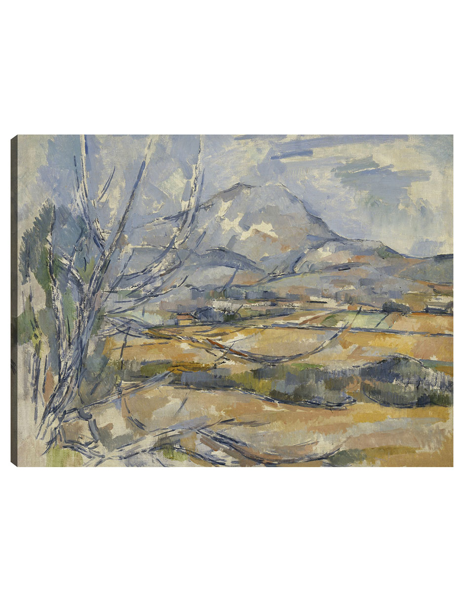 Cuadro Decorativo - Montaña Santa Victoria- Paul Cézanne - Religión - 28x36 - Impresión En Lienzo - Fine Art Tj