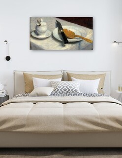 Foto 5 | Cuadro Decorativo - Festival En El Puerto De Honfleur- Eugène Boudin - Fotografía - 54x102 - Impresión En Lienz