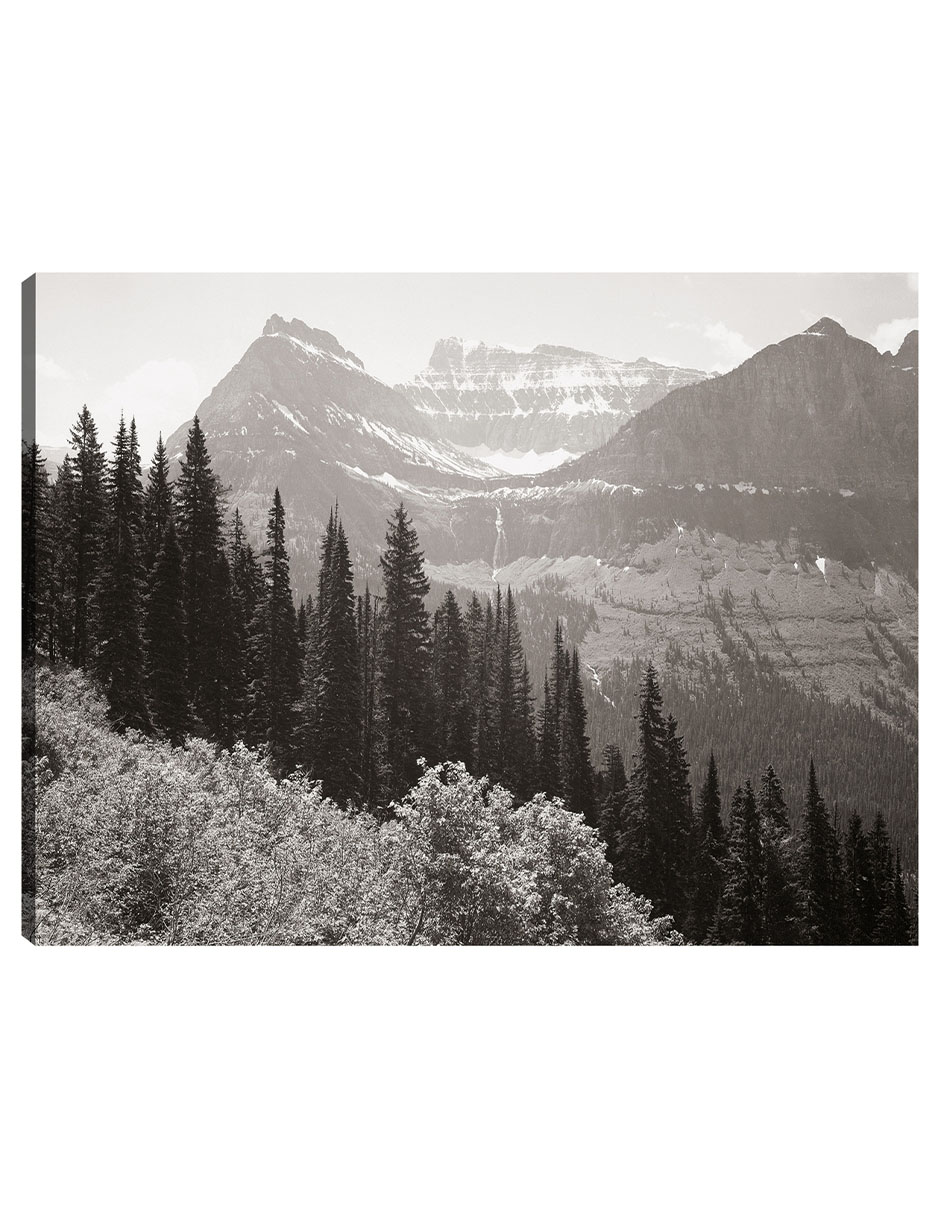 Foto 2 pulgar | Cuadro Decorativo - En El Parque Nacional Glacier -montana- Ansel Adams - Religión - 77x102 - Impresión En Lien