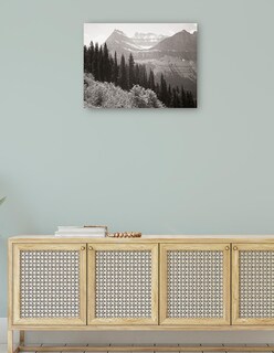 Foto 4 | Cuadro Decorativo - En El Parque Nacional Glacier -montana- Ansel Adams - Religión - 77x102 - Impresión En Lien