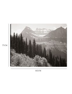 Foto 6 | Cuadro Decorativo - En El Parque Nacional Glacier -montana- Ansel Adams - Religión - 77x102 - Impresión En Lien
