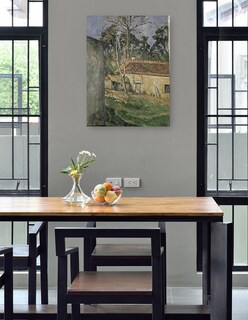 Foto 4 | Cuadro Decorativo - Patio- Paul Cézanne - Paisaje - 69x92 - Impresión En Lienzo - Fine Art Tj