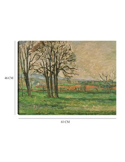 Foto 6 | Cuadro Decorativo - Los Árboles Desnudos En Jas De Bouffan- Paul Cézanne - Religión - 46x61 - Impresión En Li
