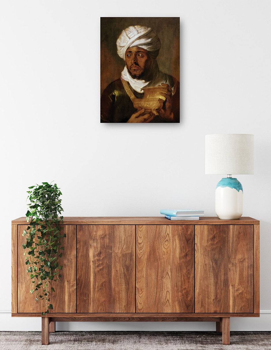 Foto 2 | Cuadro Decorativo - El Rey Moro (hacia 1618)- Peter Paul Rubens - Fotografía - 69x92 - Impresión En Lienzo - Fine Art