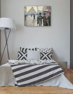 Foto 3 | Cuadro Decorativo - Calle París, Día Lluvioso- Gustave Caillebotte - Religión - 69x92 - Impresión En Lienzo - Fine