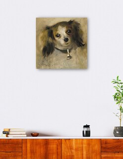Foto 5 | Cuadro Decorativo - Cabeza De Perro- Pierre-auguste Renoir - Animales - 31x31 - Impresión En Lienzo - Fine Art Tj