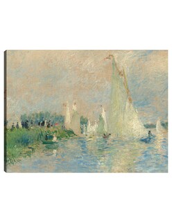 Foto 1 | Cuadro Decorativo - Regata En Argenteuil- Pierre-auguste Renoir - Religión - 77x102 - Impresión En Lienzo - Fine Art Tj