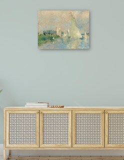 Foto 4 | Cuadro Decorativo - Regata En Argenteuil- Pierre-auguste Renoir - Religión - 77x102 - Impresión En Lienzo - Fine Art Tj
