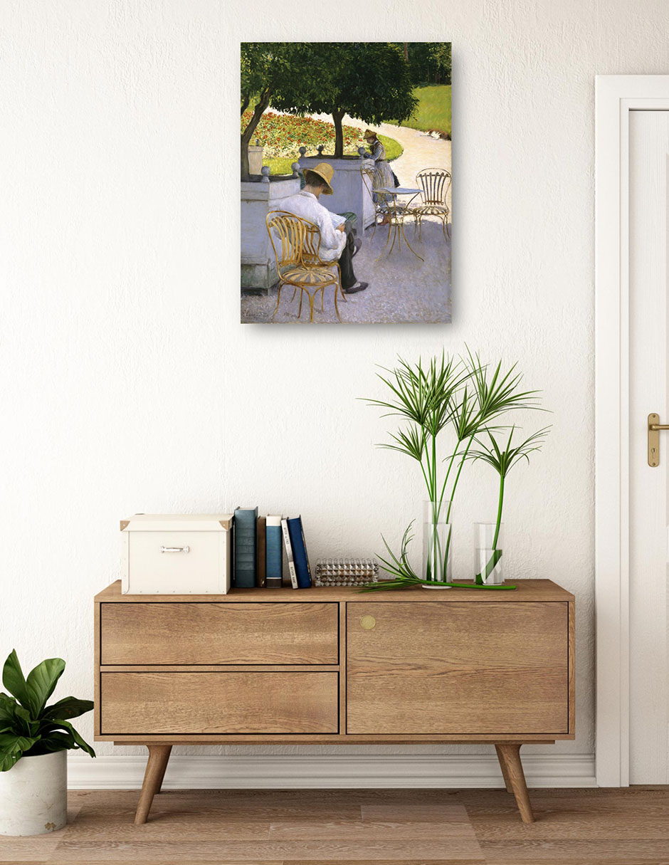 Foto 4 pulgar | Cuadro Decorativo - Los Naranjos (1878)- Gustave Caillebotte - Fotografía - 69x92 - Impresión En Lienzo - Fine Art Tj