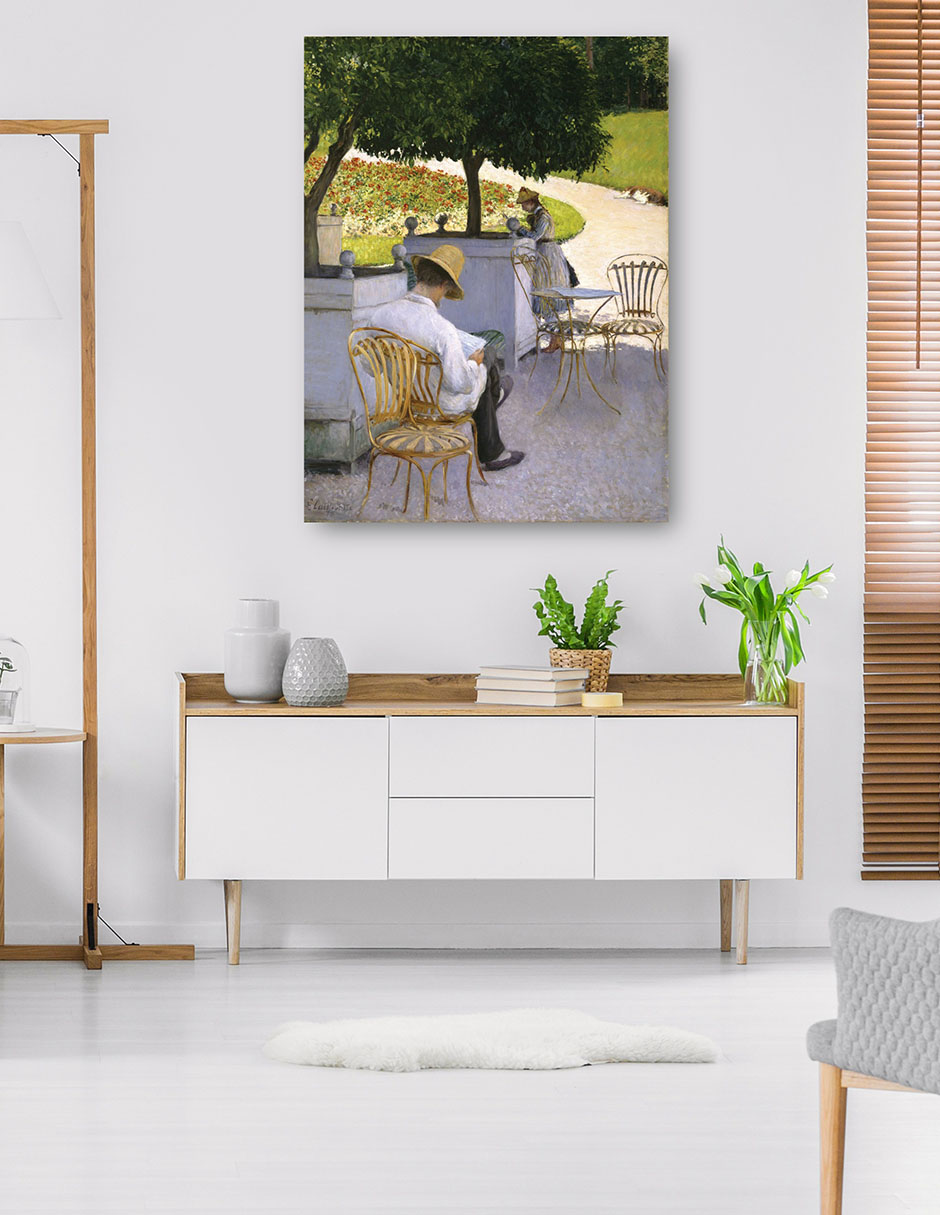 Foto 6 pulgar | Cuadro Decorativo - Los Naranjos (1878)- Gustave Caillebotte - Fotografía - 69x92 - Impresión En Lienzo - Fine Art Tj