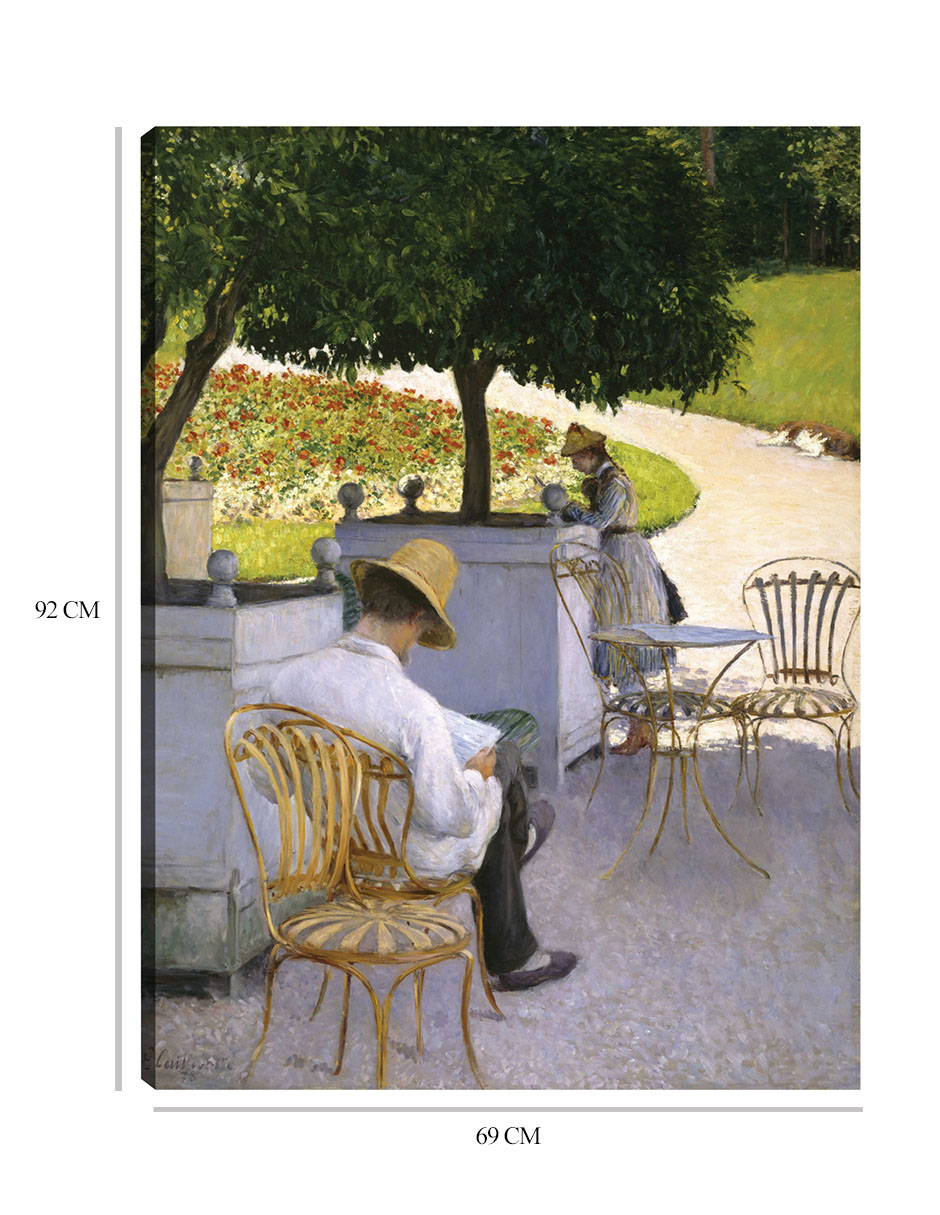 Foto 7 pulgar | Cuadro Decorativo - Los Naranjos (1878)- Gustave Caillebotte - Fotografía - 69x92 - Impresión En Lienzo - Fine Art Tj