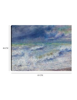 Foto 6 | Cuadro Decorativo - Paisaje Marino (1879)- Pierre-auguste Renoir - Religión - 46x61 - Impresión En Lienzo - Fine Art