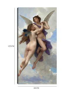 Foto 6 | Cuadro Decorativo - Amor Y Psique (1899)- William Bouguereau - Religión - 64x122 - Impresión En Lienzo - Fine Art Tj