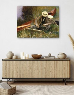 Foto 5 | Cuadro Decorativo - Un Estudio Al Aire Libre- John Singer Sargent - Fotografía - 28x36 - Impresión En Lienzo - Fine