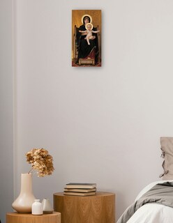 Foto 2 | Cuadro Decorativo - Virgen Y Niño (1888)- William Bouguereau - Religión - 34x64 - Impresión En Lienzo - Fine Art Tj