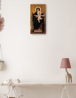 Foto 3 | Cuadro Decorativo - Virgen Y Niño (1888)- William Bouguereau - Religión - 34x64 - Impresión En Lienzo - Fine Art Tj